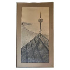 "Nothern Point" Color Collotype Print by Andrew Wyeth