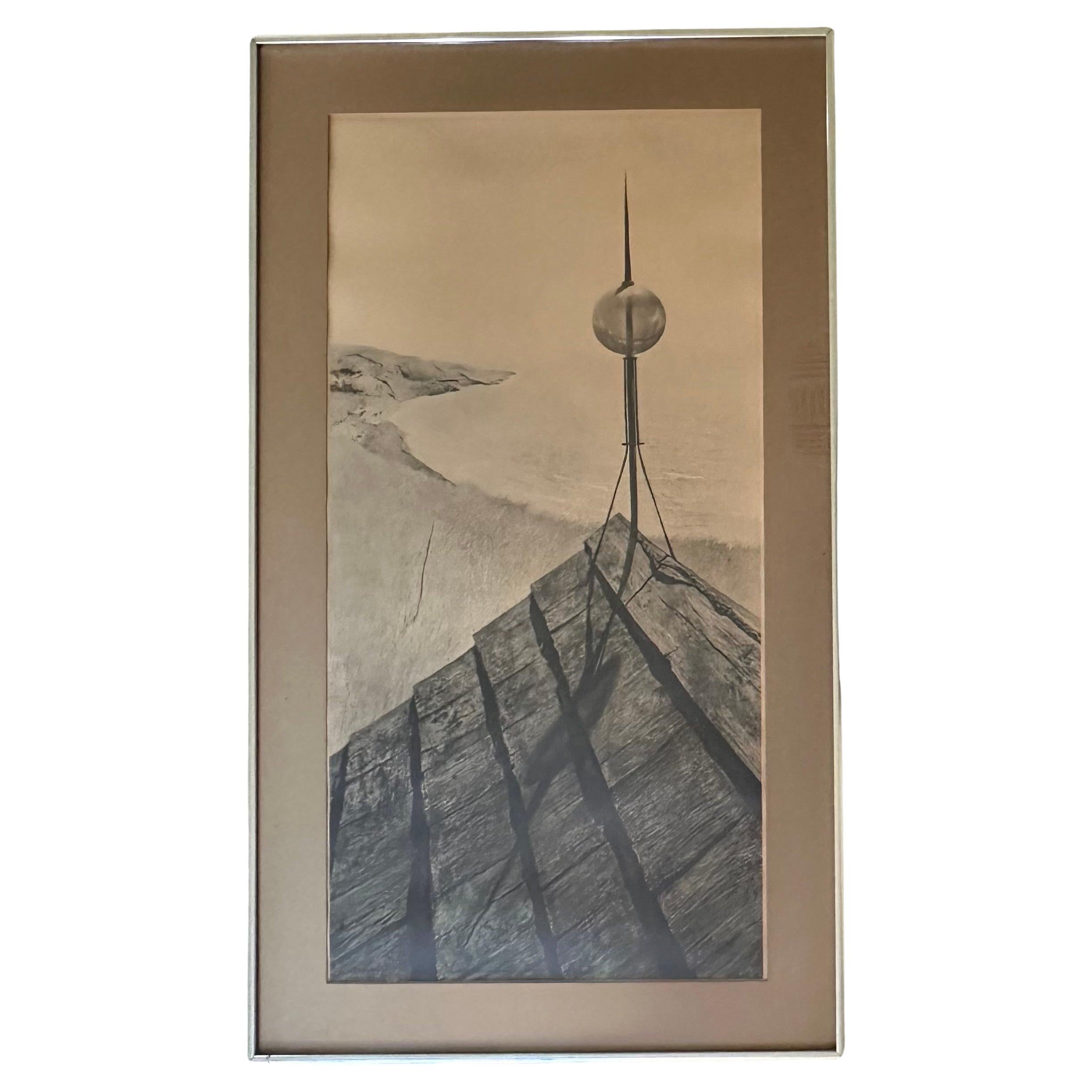 "Nothern Point" Colotipia en color de Andrew Wyeth