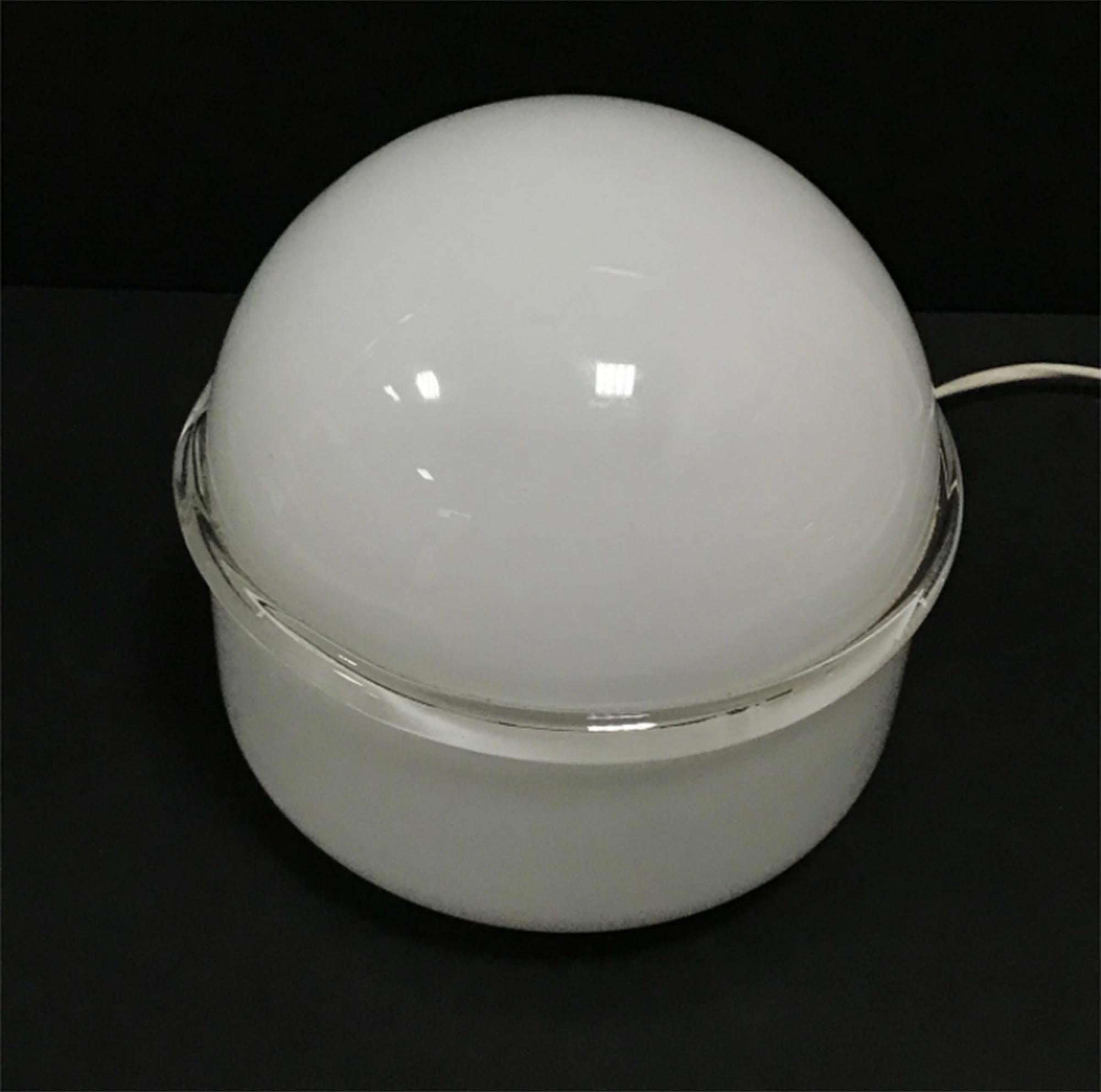 Lampada da tavolo in vetro di Murano 