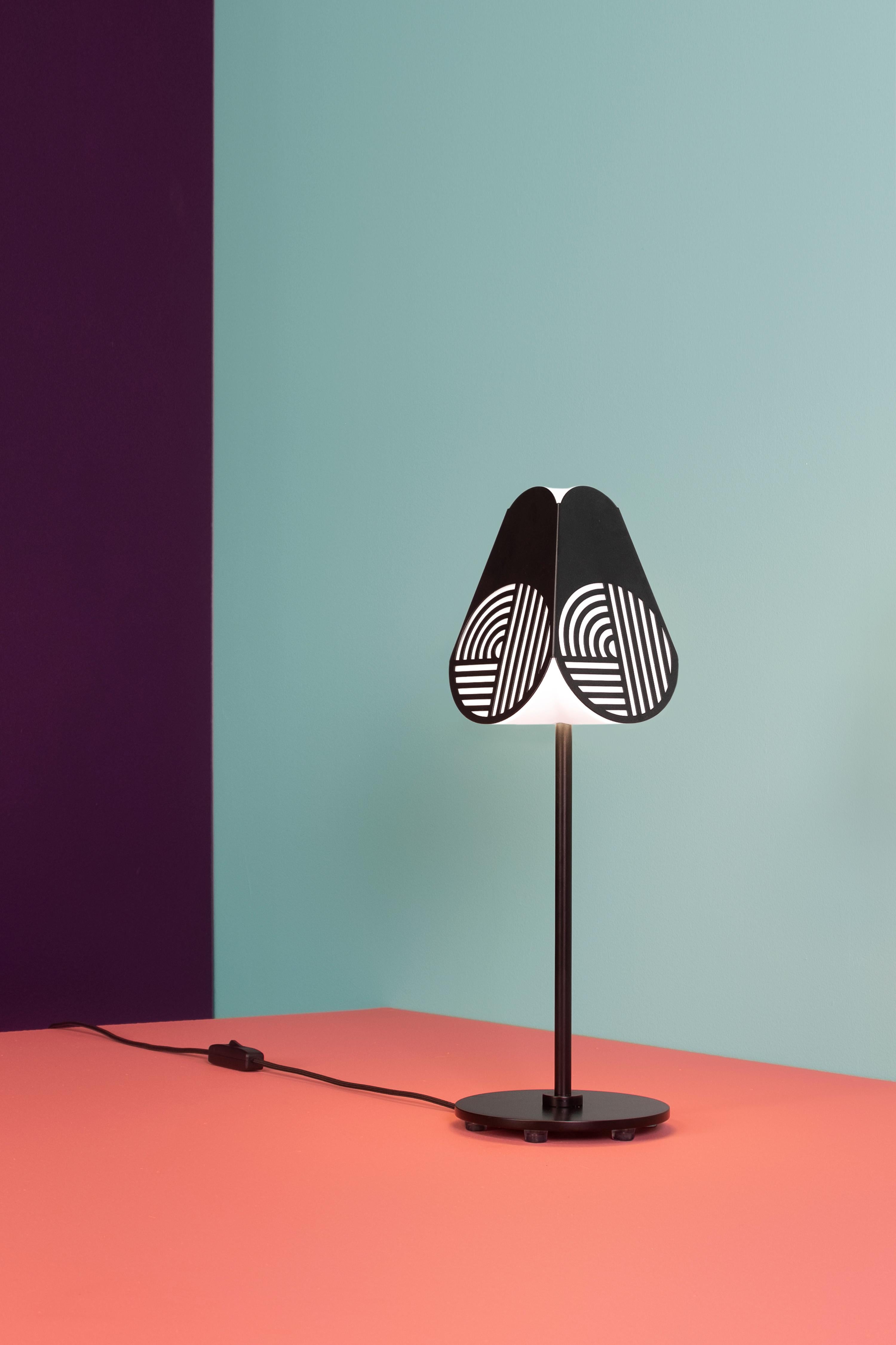 Iron Notic Table Lamp by Bower Studio