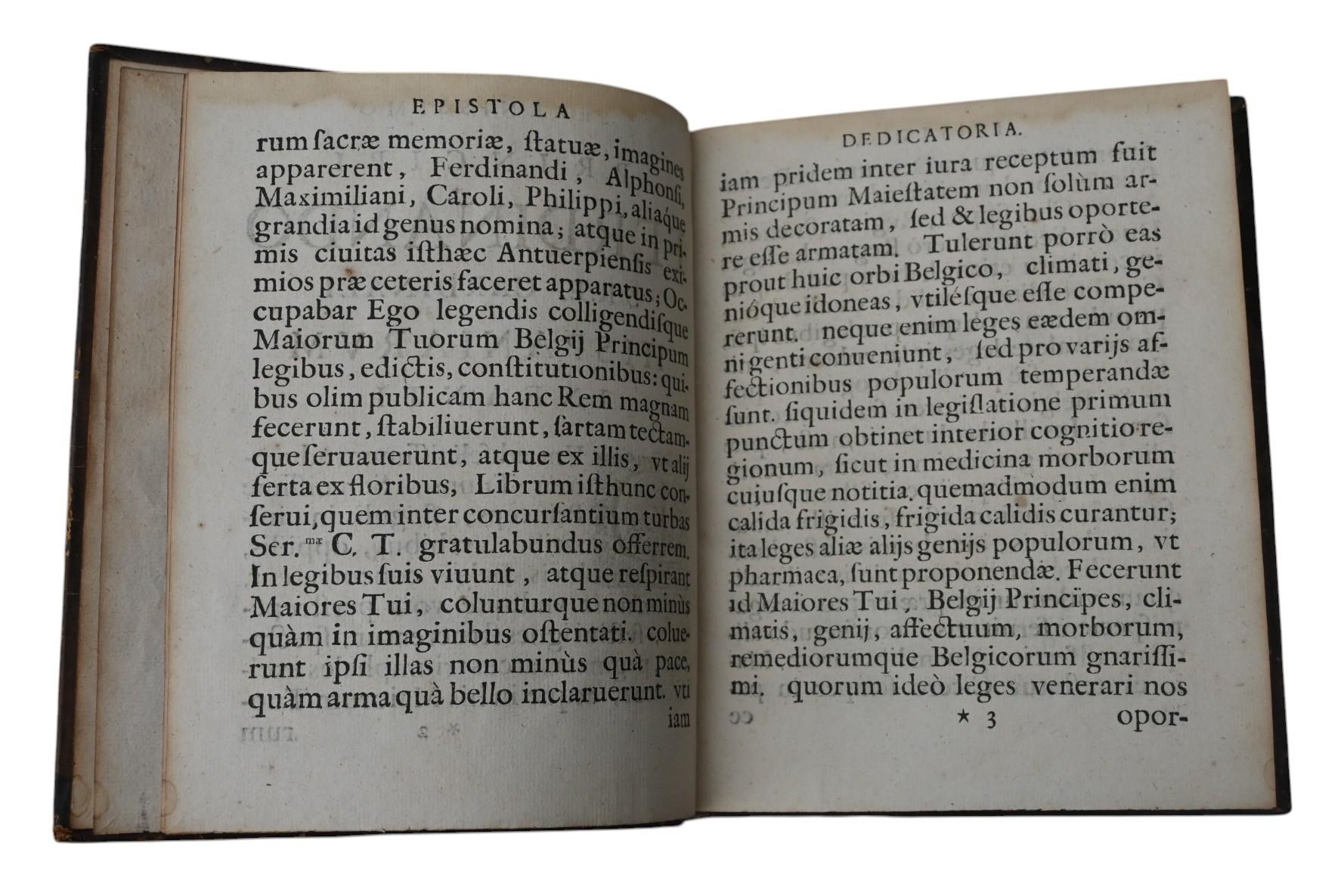 Notitia Iuris [juris] Belgici, Francisco Zypaeo, Antverpiae , 1665 (Papier) im Angebot