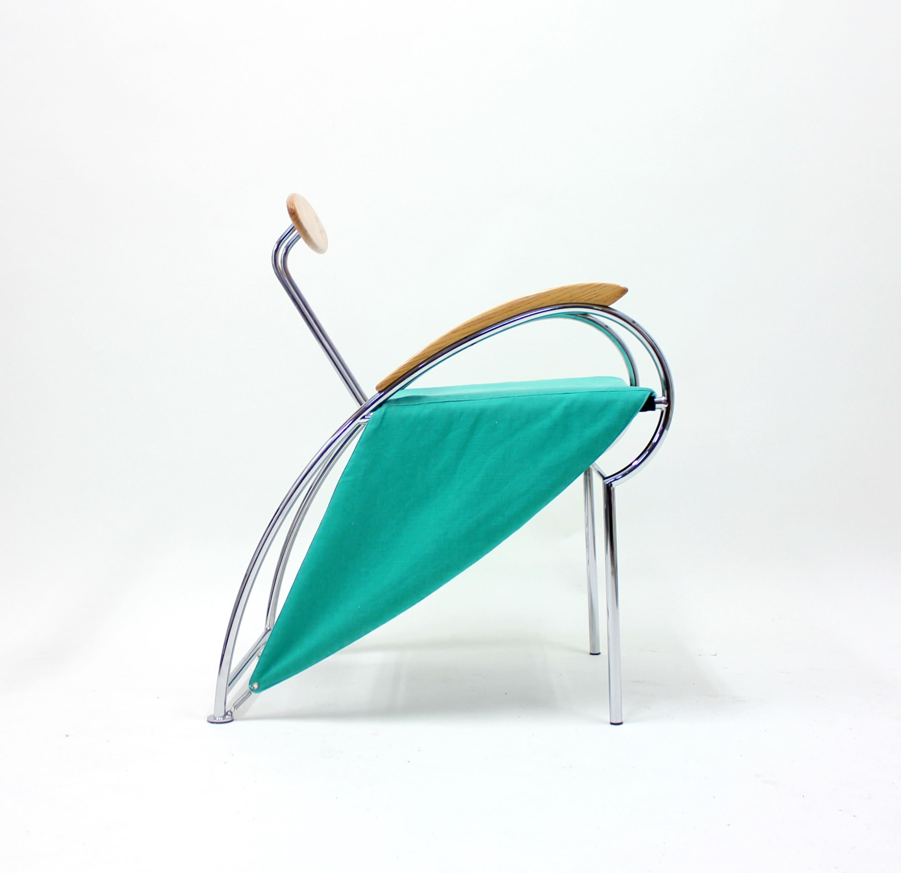 Fabric Notorious Chair by Massimo Iosa Ghini for Moroso, 1988
