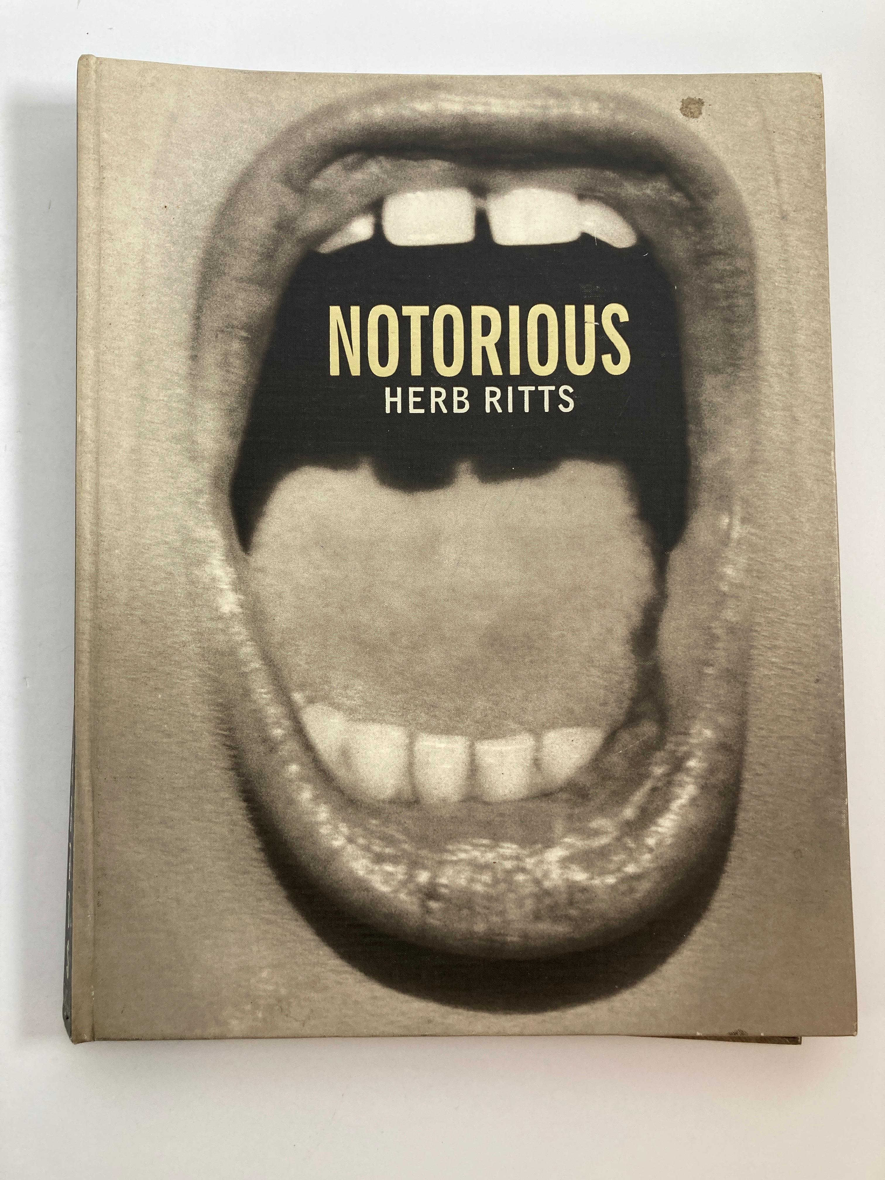 Notorious Hardcover book by Herb Ritts
The foremost photographer for Vanity Fair, Rolling Stone and Interview offers a sweeping array of virtually unpublished portraits of Madonna, Jack Nicholson, Elizabeth Taylor, William Burroughs, and other