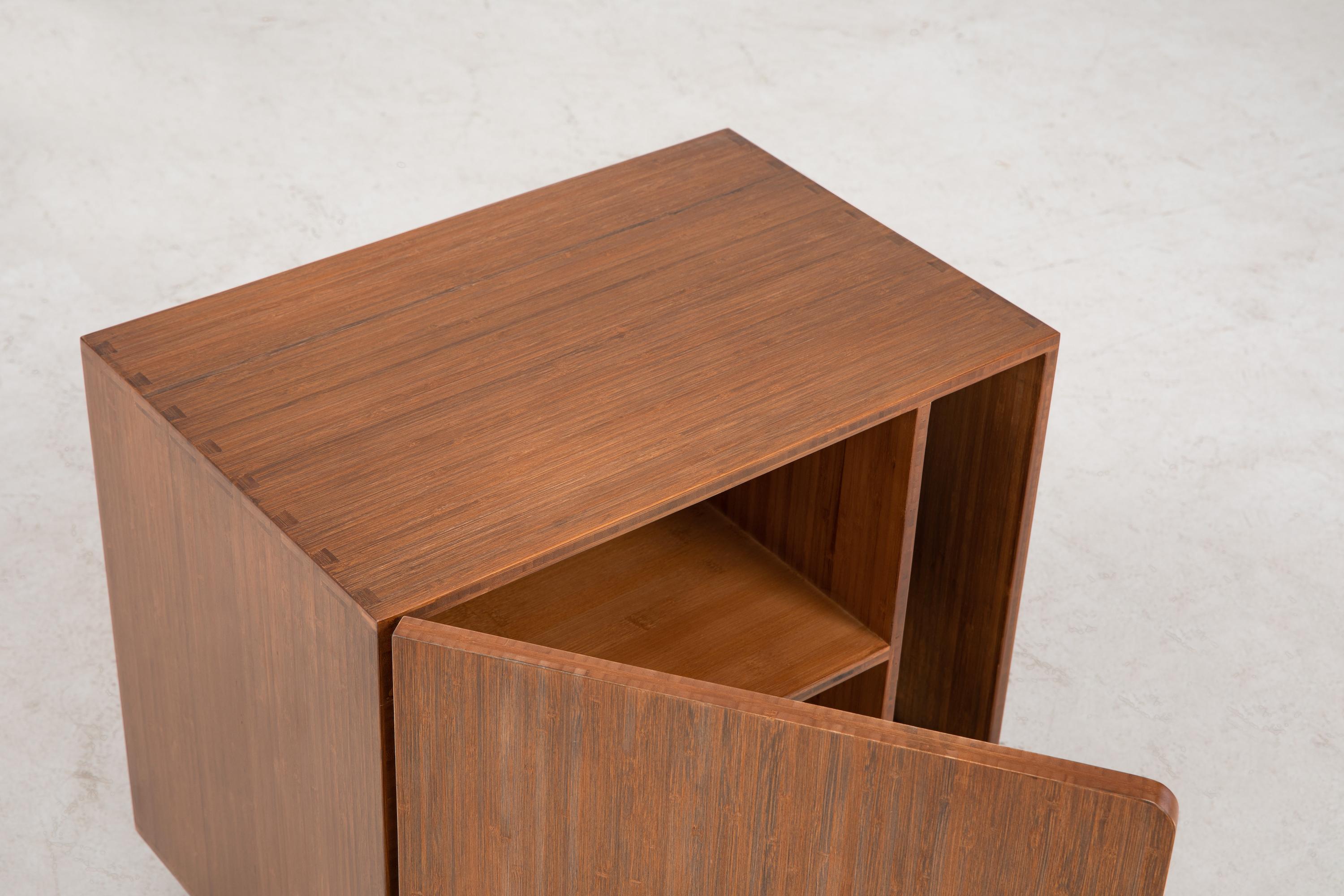 Noura Bamboo Nightstand For Sale 4