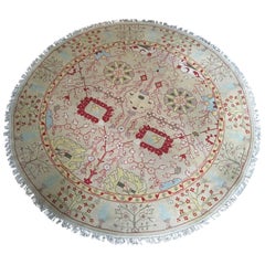 Nourmak Round Wool Rug S123 Gold