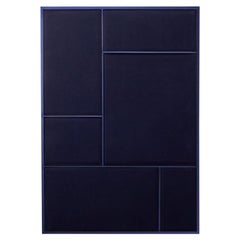 Nouveau Large Pin Board in Navy Blue & Navy Blue Frame by All The Way To Paris