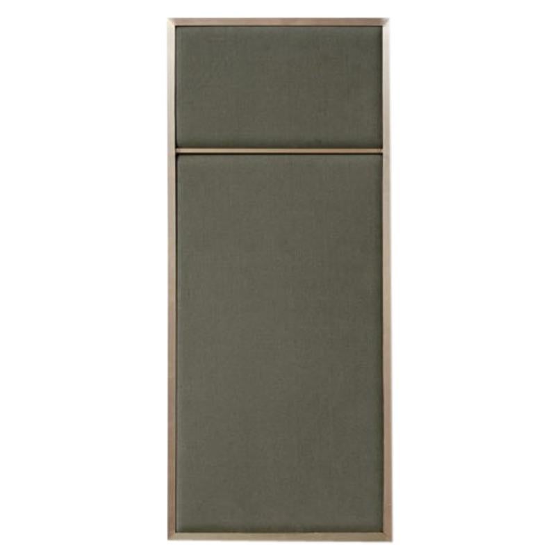 Nouveau Small Pin Board in Oyster Grey & Brass Frame by All The Way To Paris