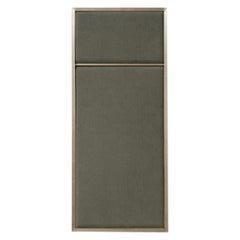 Nouveau Small Pin Board in Oyster Grey & Brass Frame by All The Way To Paris