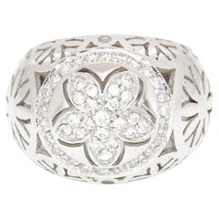 Nouvelle Bague 18K White Gold, Diamonds Ring