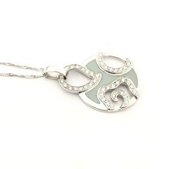 Nouvelle Bague Enamel and Diamond Ladies Necklace E281VF