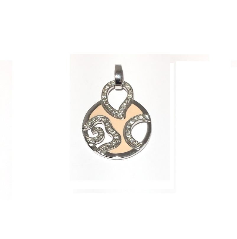 Pendentif pour femme Nouvelle Bague en émail et diamants E281PRN Neuf - En vente à Wilmington, DE