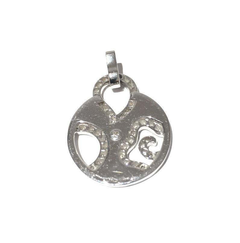 Taglio rotondo Ciondolo da donna in smalto e diamanti Nouvelle Bague E281TQ in vendita
