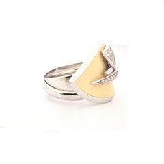 Bague Nouvelle Bague à feuilles en émail et diamants A2410BIN