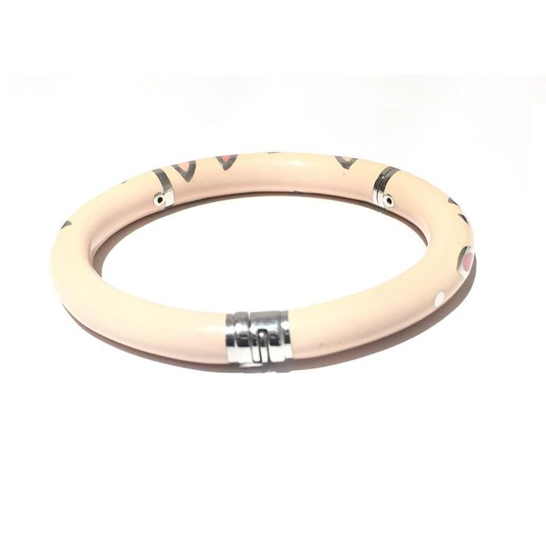 Bracelet jonc pour femme Nouvelle Bague en or et argent émaillé B1876RL5 Neuf - En vente à Wilmington, DE