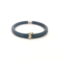 Nouvelle Bague Enamel Gold Silver and Diamond Ladies Bangle NB1804BB10