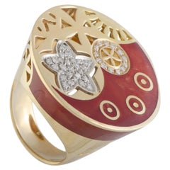 Nouvelle Bague India Preziosa 18 Karat Rose and White Gold Ring