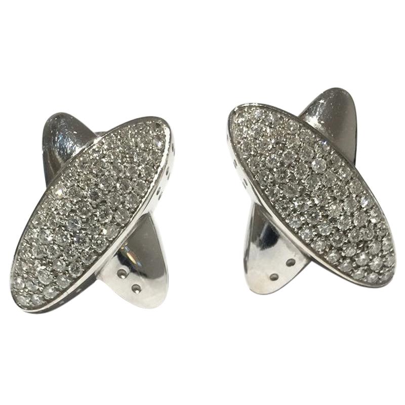 Nouvelle Bague Ladies Diamond Earring O403 For Sale