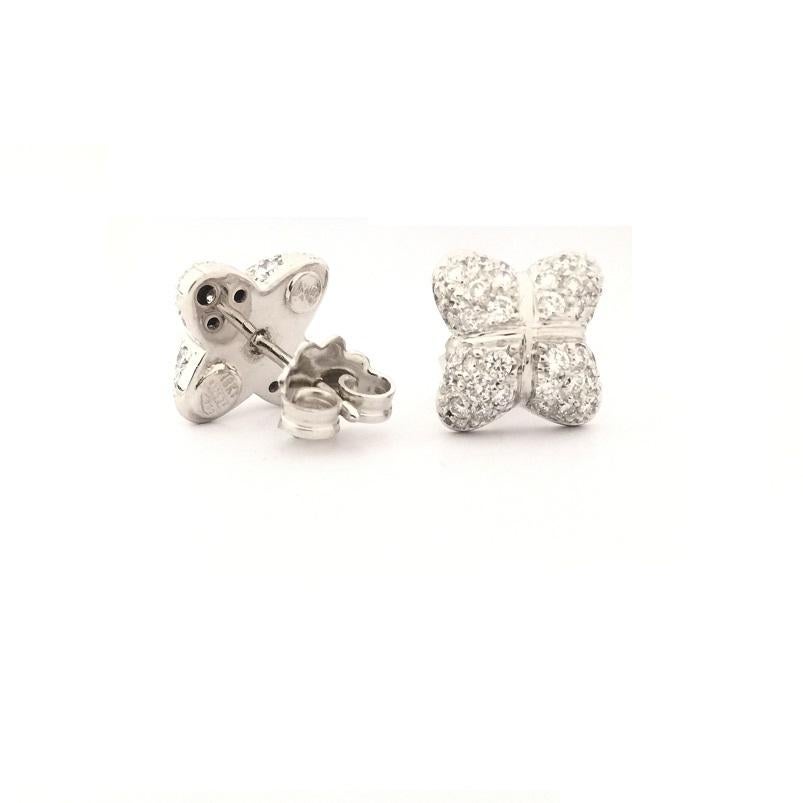Nouvelle Bague Ladies Diamond Earring O790 In New Condition For Sale In Wilmington, DE