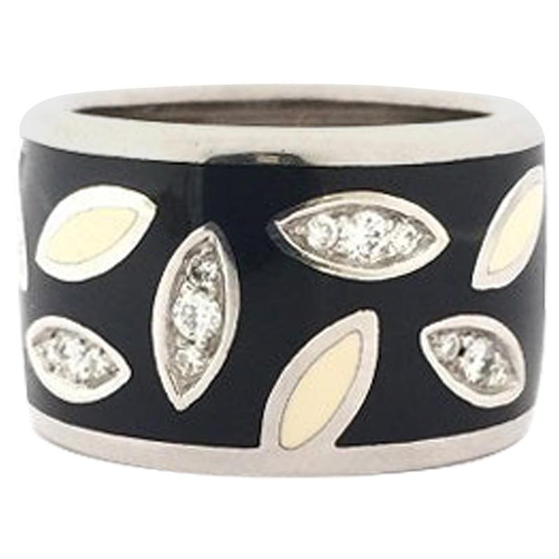 Nouvelle Bague Onyx and Diamond Ladies Ring A1010 For Sale