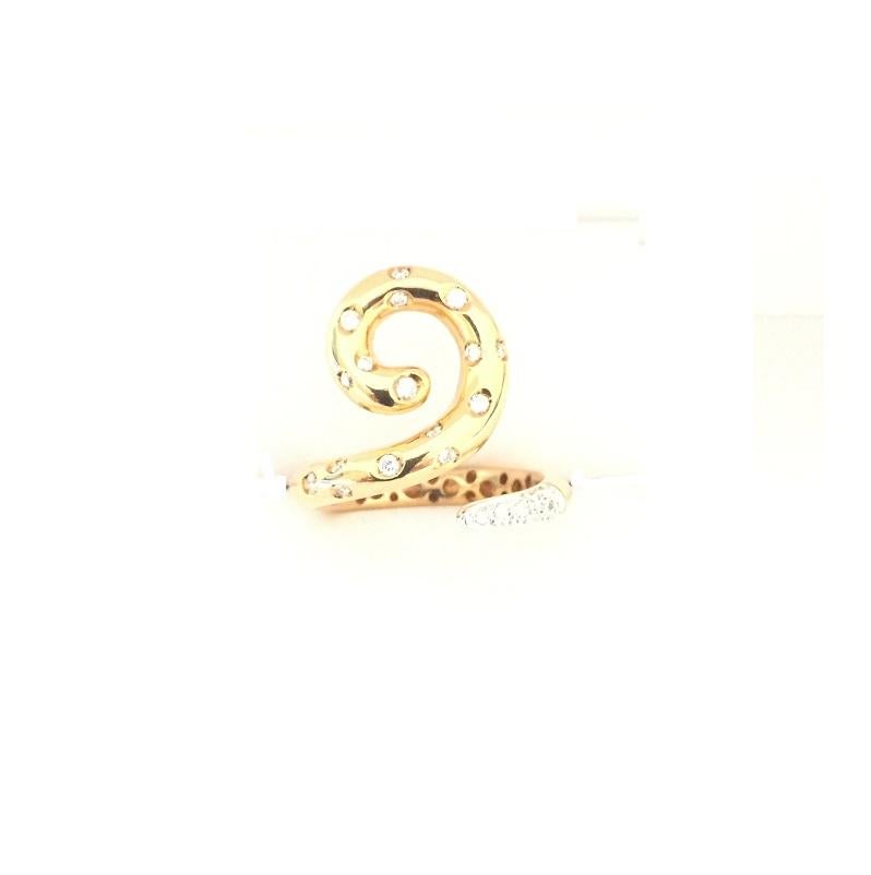 Nouvelle Bague Rose Gold and Diamond Ladies Ring A484BT For Sale 1