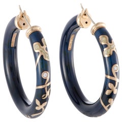 Nouvelle Bague Semi d’Amore Yellow Gold and Sterling Silver Earrings