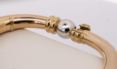 Nouvelle Bague Signiert Diamant und Emaille 54g Scharnier Armreif Armband