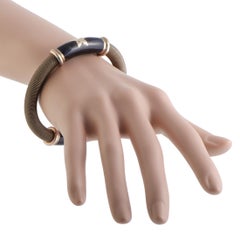 Nouvelle Bague Sterling Silver and 18 Karat Gold Diamonds and Black Enamel Star