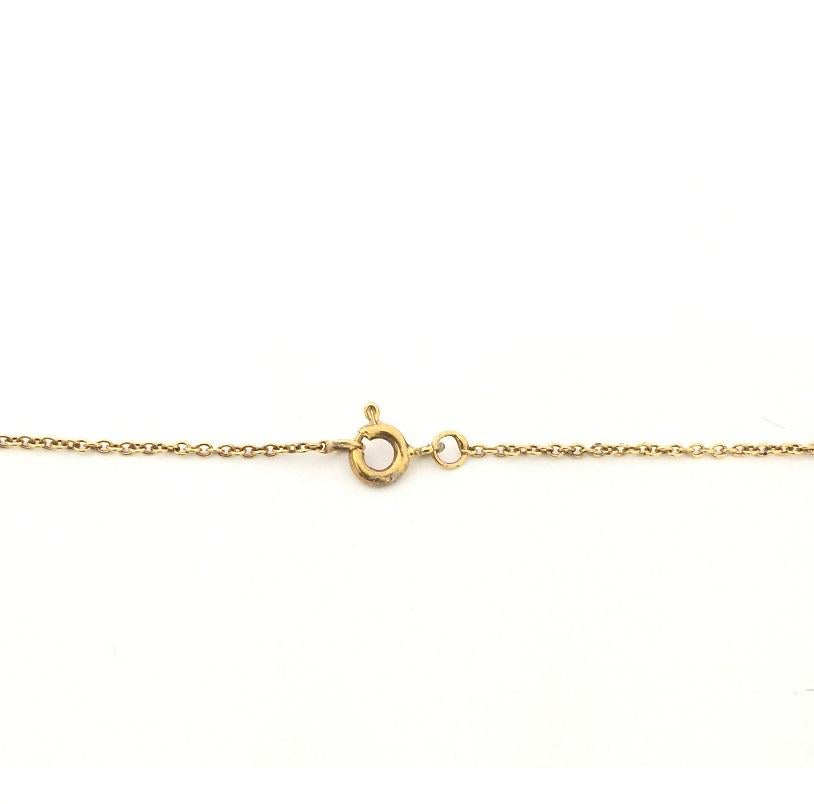 Neu Nouvelle Bague Gelbgold Damen-Halskette C875 für Damen oder Herren im Angebot