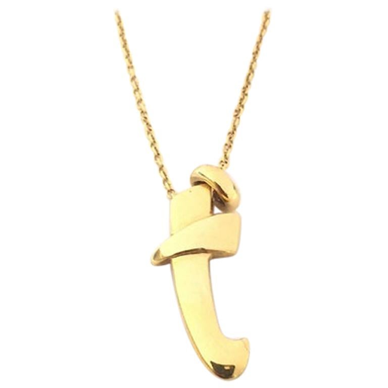 Nouvelle Bague Yellow Gold Ladies Necklace C877