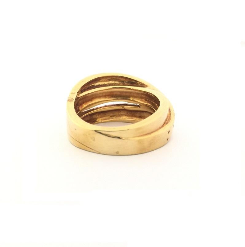 Nouvelle Bague Yellow Gold Ladies Ring A1580 In New Condition For Sale In Wilmington, DE