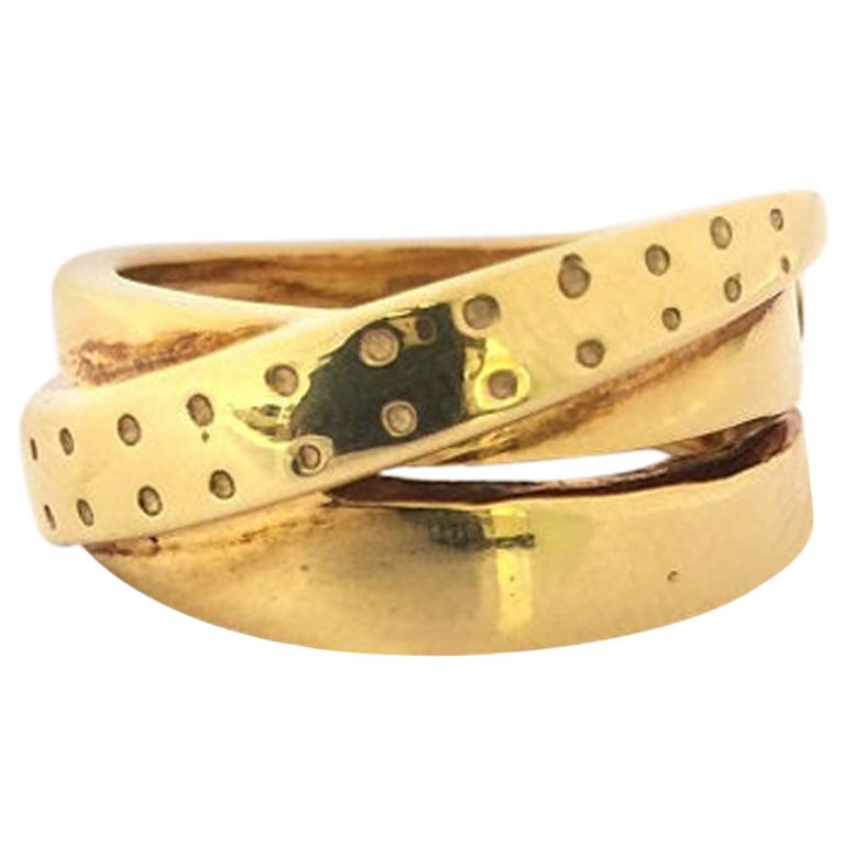 Nouvelle Bague Yellow Gold Ladies Ring A1580
