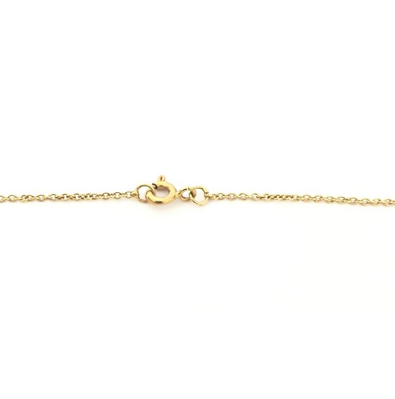 Neu Nouvelle Bague Halskette aus Gelbgold C876 für Damen oder Herren im Angebot