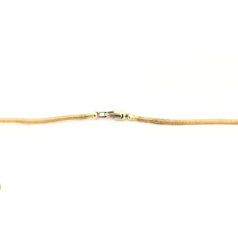 Neu Nouvelle Bague Halskette mit gelbem Saphir und Diamant C2070 (Rundschliff) im Angebot