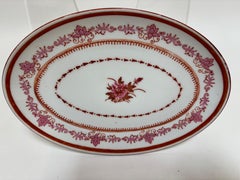 Nouvelle Compagnie des Indes Apponyi Purple Porcelain Serving Dish, Hand-Painted