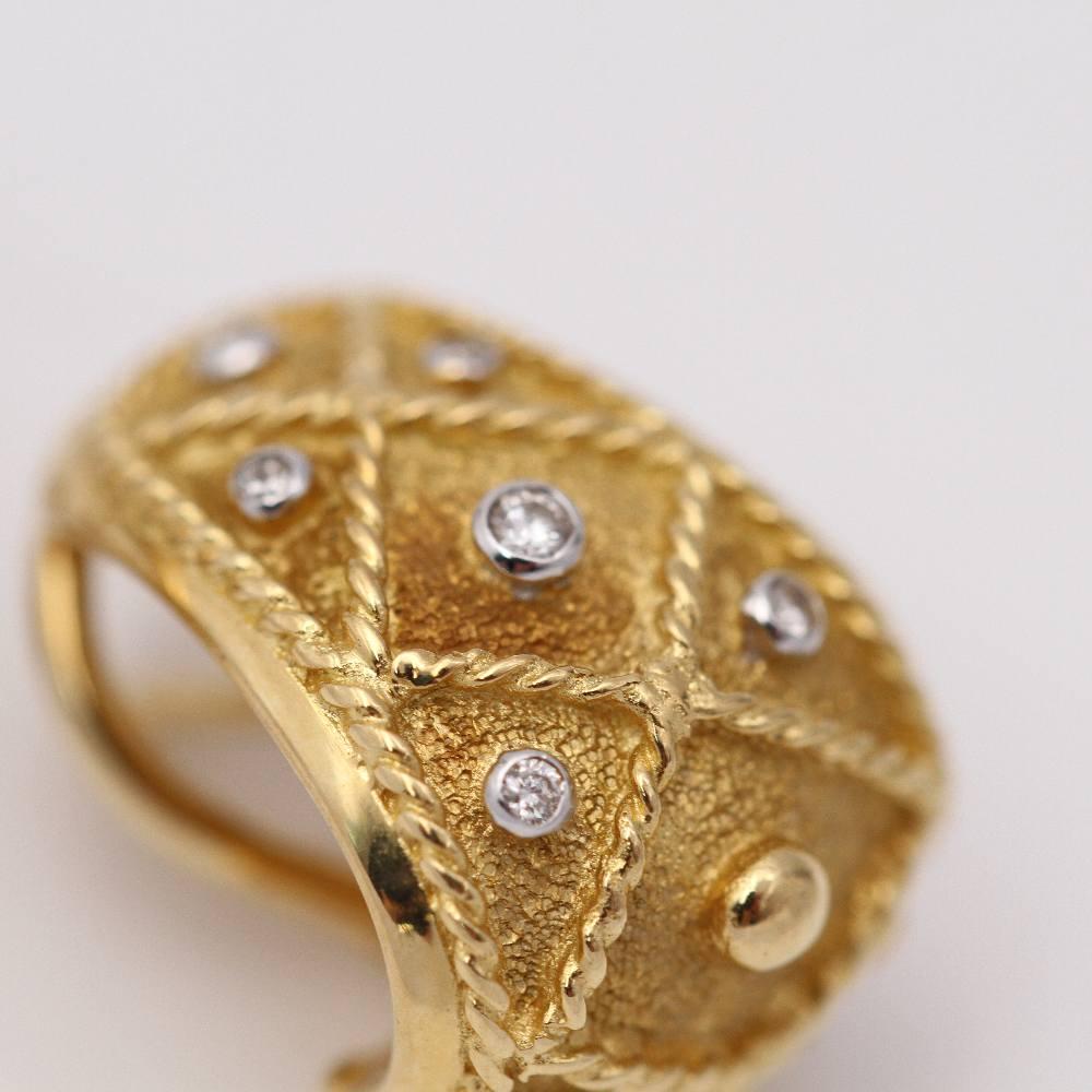 Taglio brillante Orecchini NOUVELLE con glitter in vendita