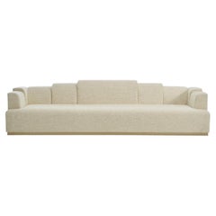 Nouvelle Vague Champagne Finish 4-Seat Sofa Nouvelle Vague Champagne Finish 4-Seat Sofa