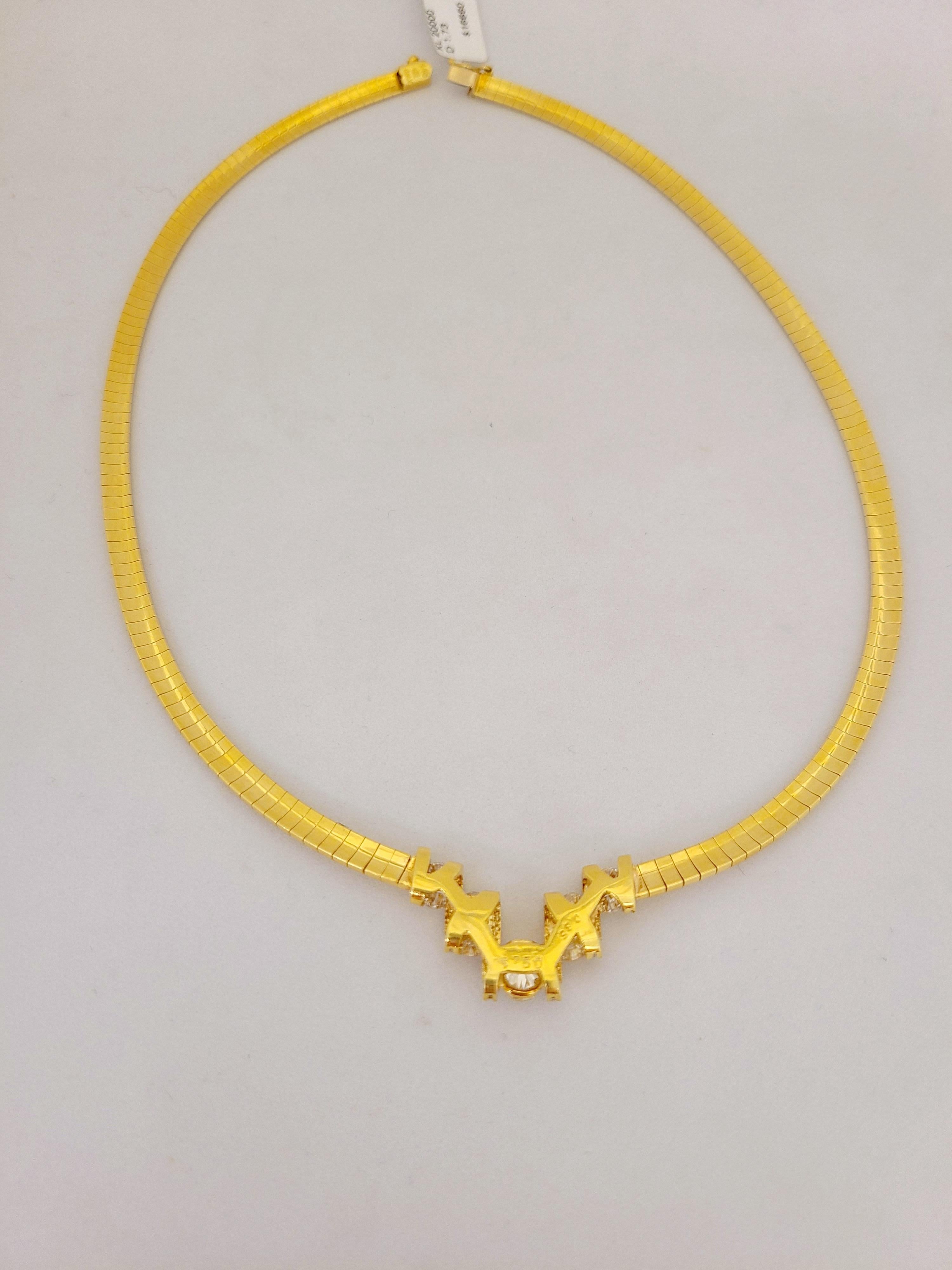 gold collar necklace