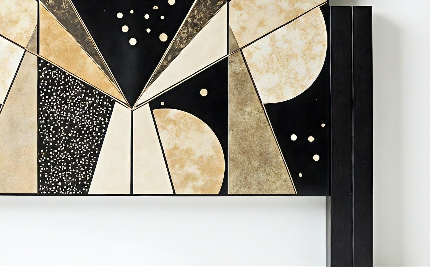 Indian Nova Arc Headboard by Artisanal For Sale