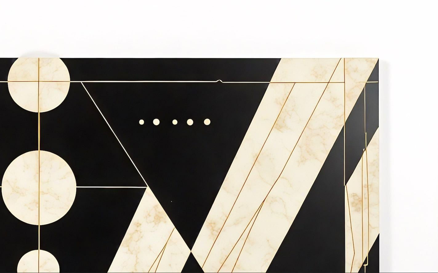 Indian Nova Arc Headboard by Artisanal For Sale