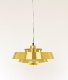 Nova Brass pendant by Jo Hammerborg for Fog & Mørup