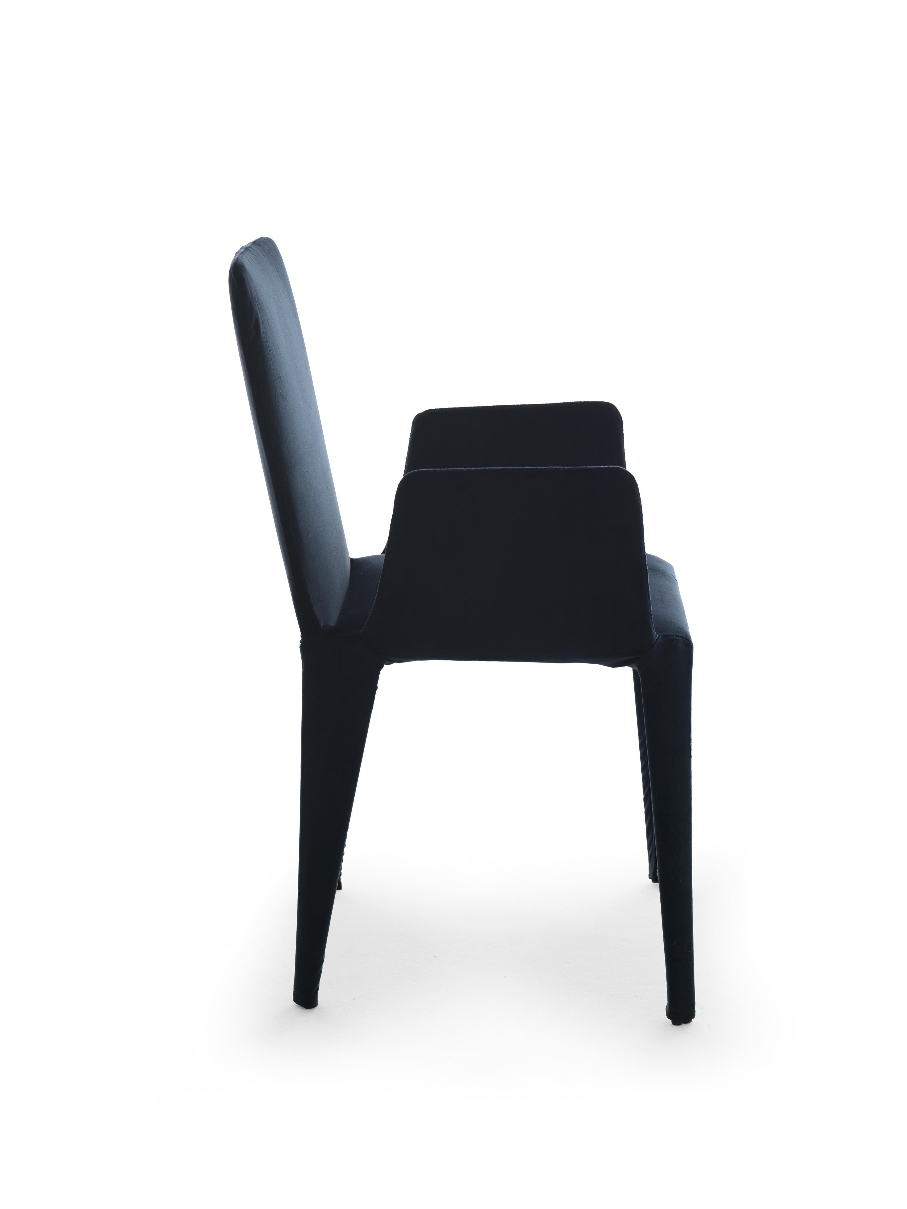 Italian 21st Century Modern Textile Chair With Removable Cover  For Sale