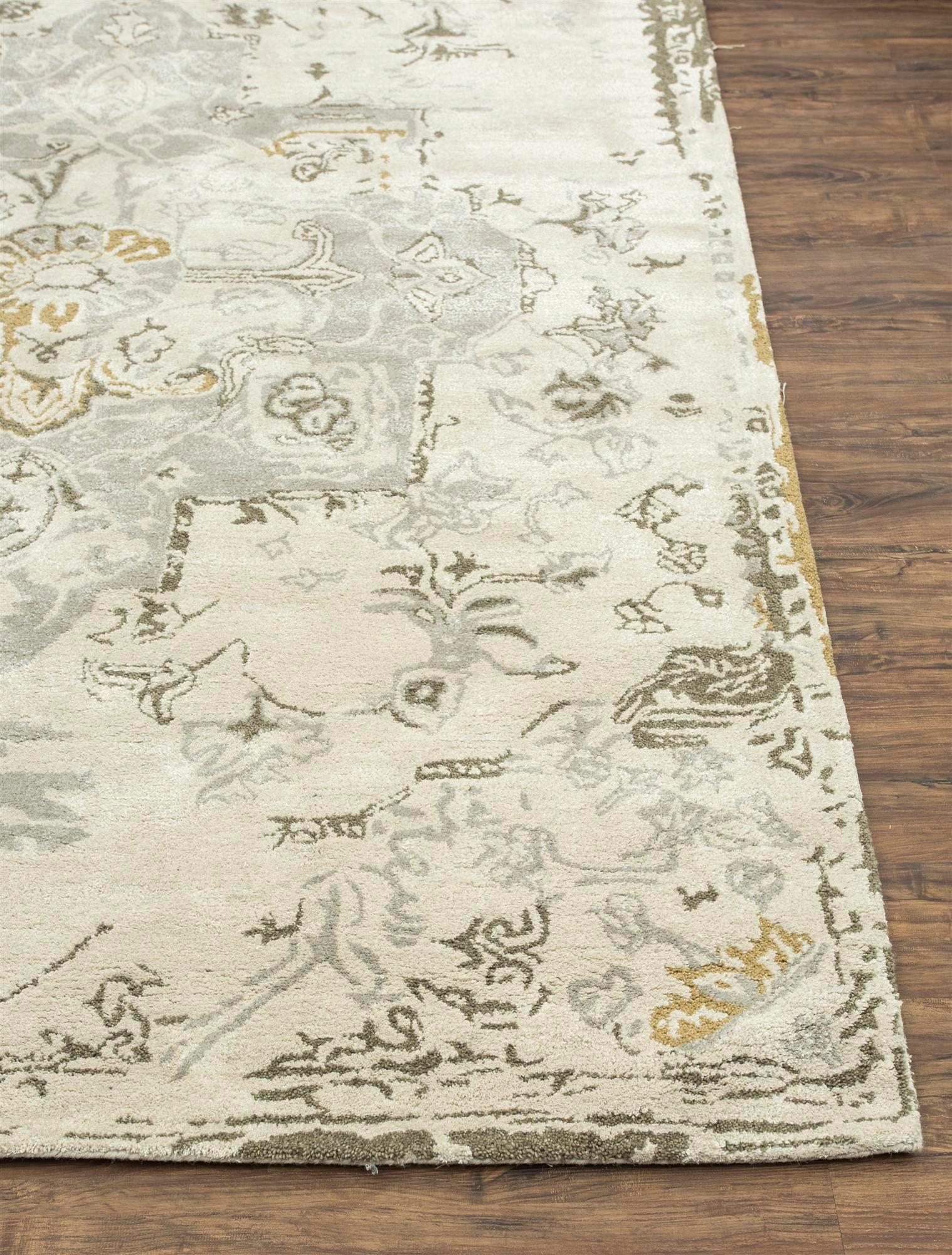 Say goodbye to ordinary and hello to extraordinary with this beautiful rug from our exclusive Mythos collection. The color palette of antique white and ashwood isn't just a combination, it's the perfect blend of sophistication. One can find this