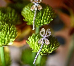 Nova Diamond Butterfly Earrings