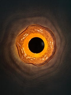 NOVA Skulpturale Wandleuchte aus mundgeblasenem Glas