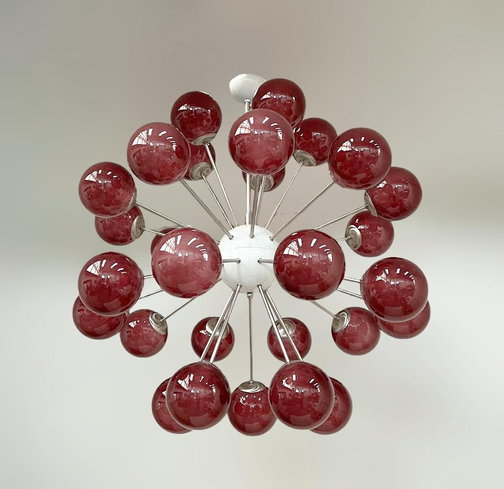 Mid-Century moderno Lampadario Nova Sputnik di Fabio Ltd in vendita