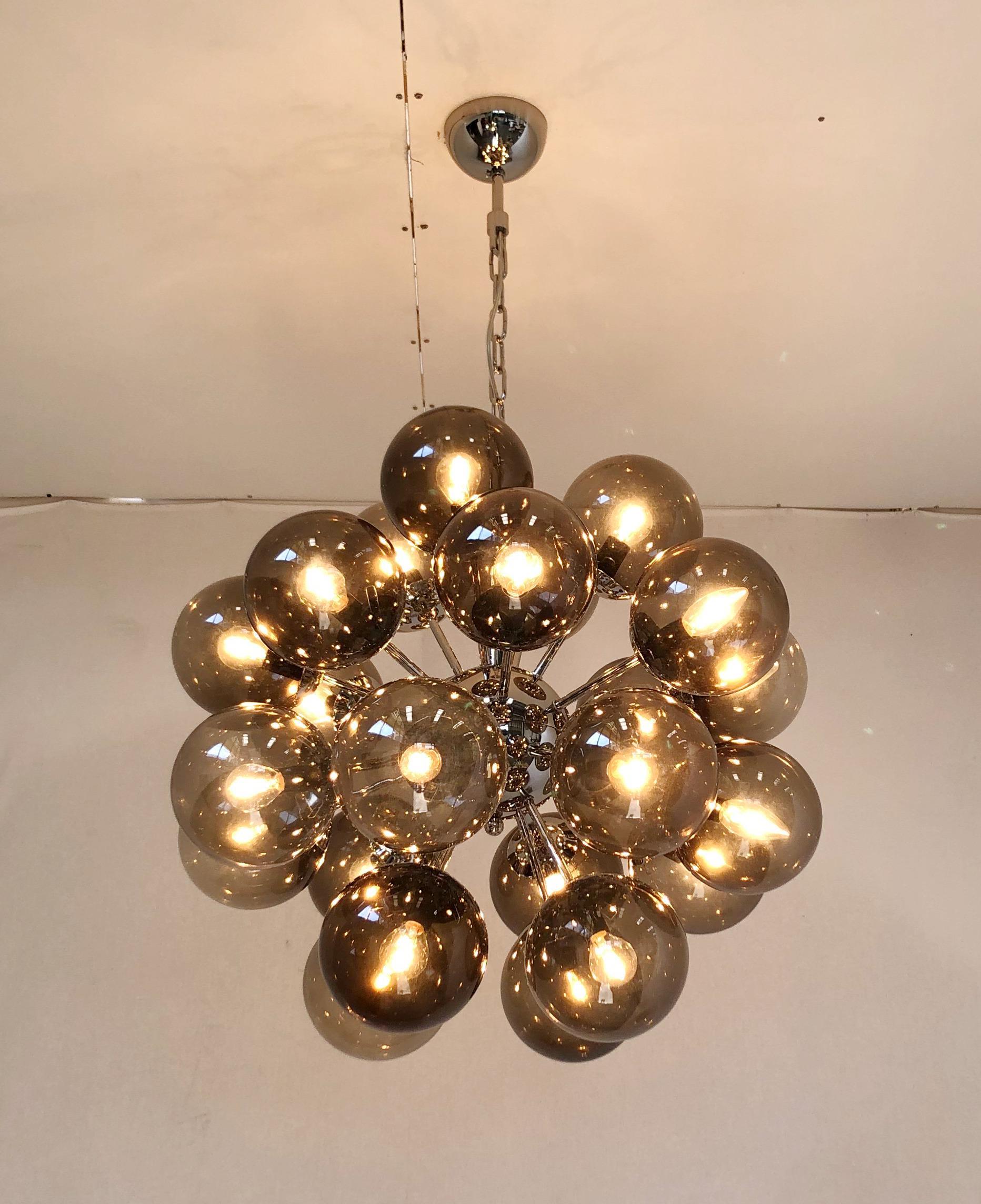 Italian Nova Sputnik Chandelier by Fabio Ltd For Sale