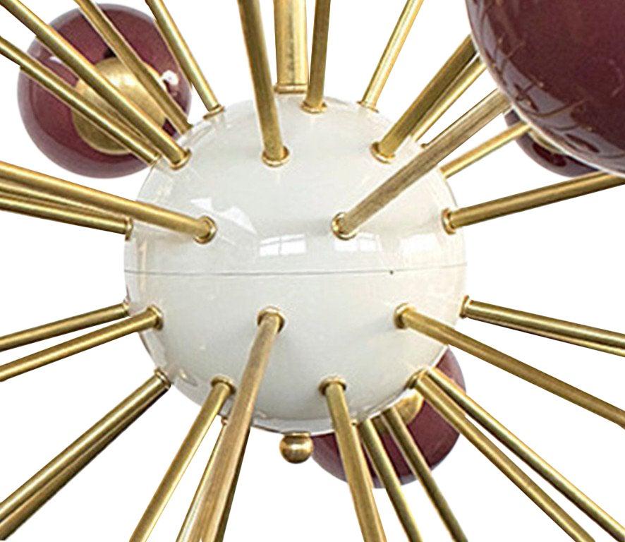 Italian Nova Sputnik Chandelier by Fabio Ltd For Sale