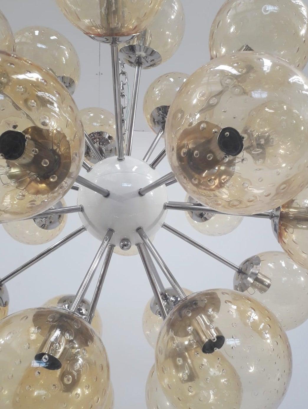 Italian Nova Sputnik Chandelier by Fabio Ltd For Sale