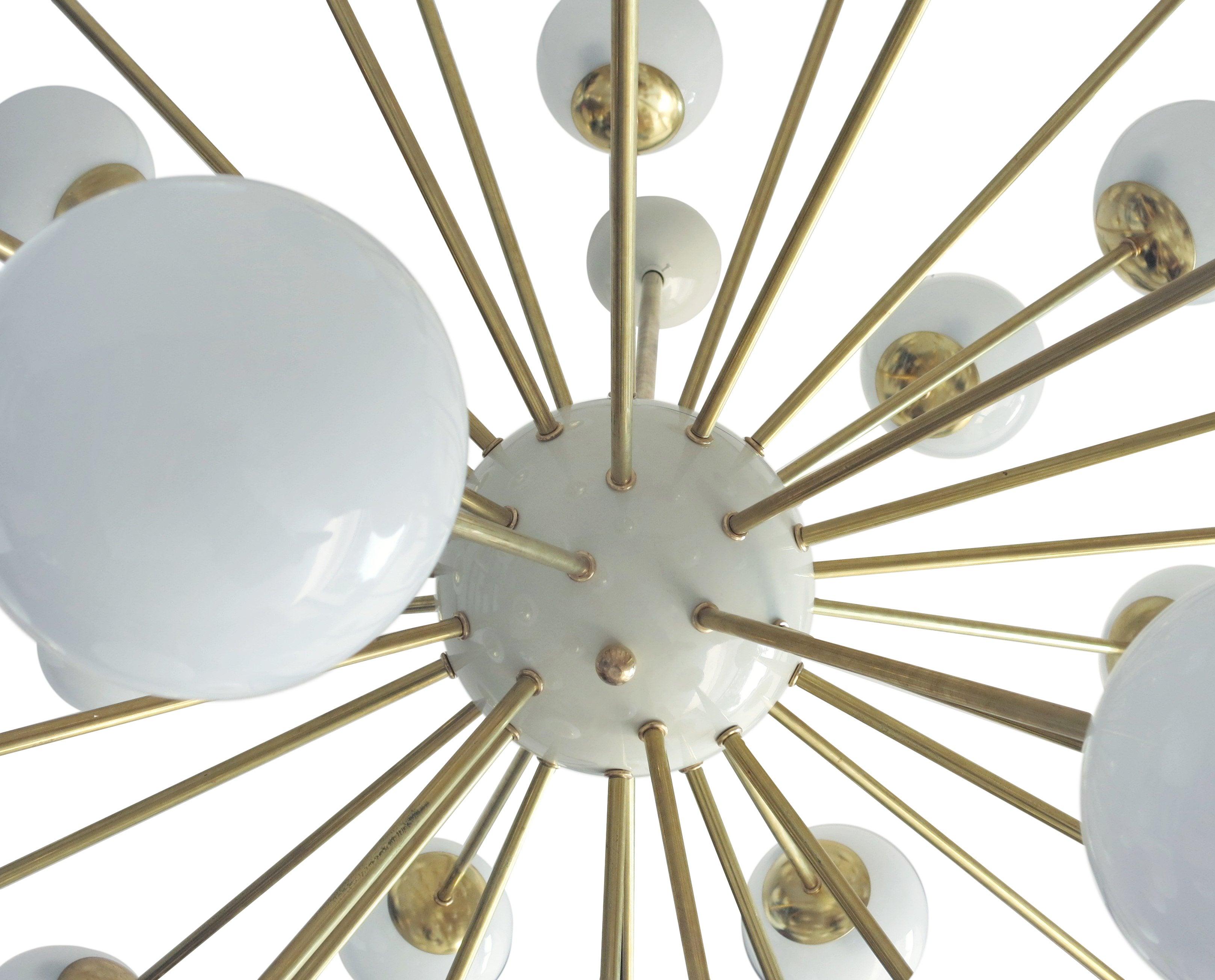 Italian Nova Sputnik Chandelier by Fabio Ltd