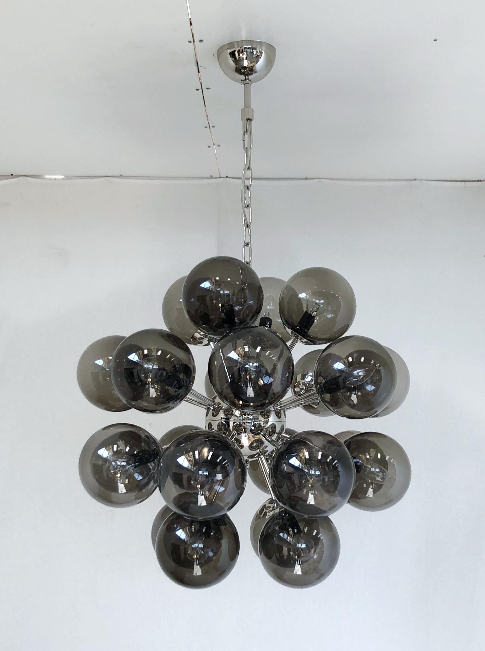 Polished Nova Sputnik Chandelier by Fabio Ltd For Sale